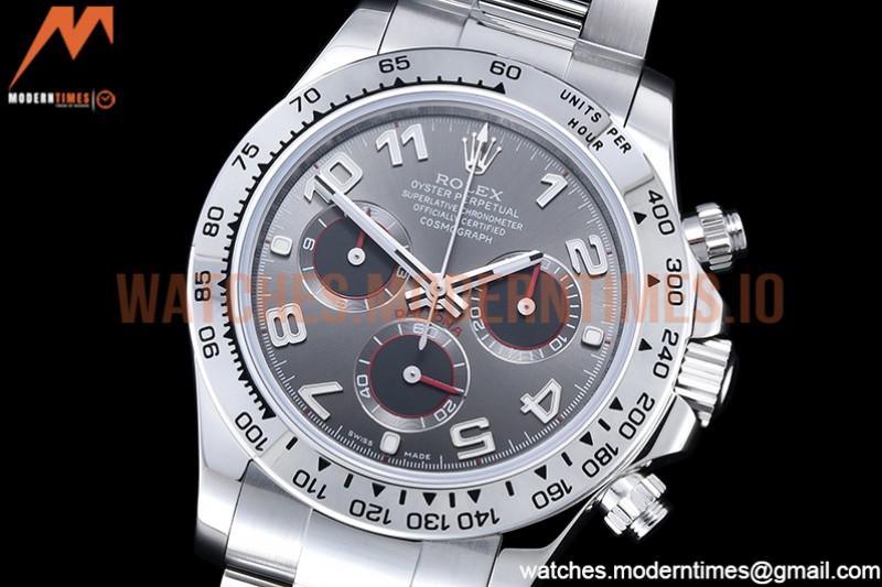 Rolex - Daytona 116519 SS/SS Grey/Num OMF A7750