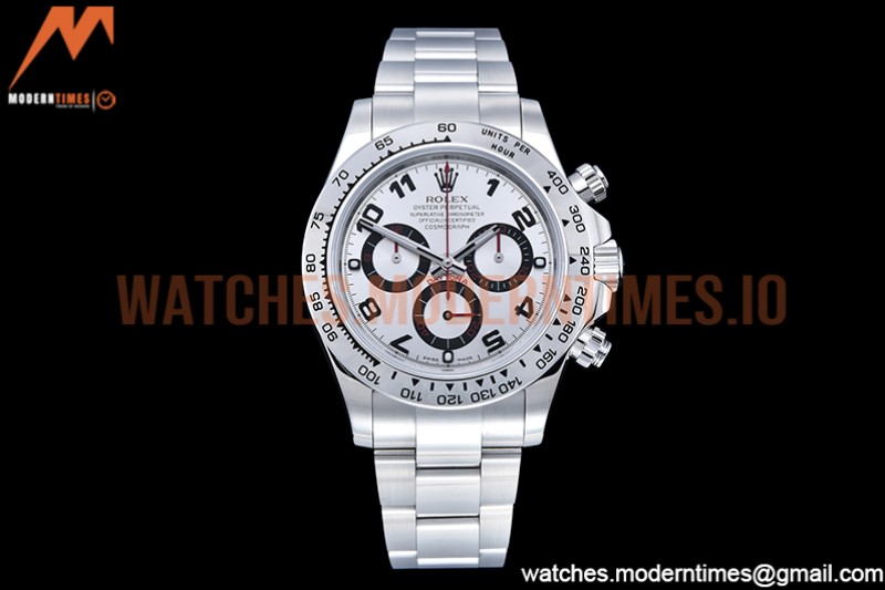 Rolex - Daytona 116519 SS/SS White/Num OMF A7750