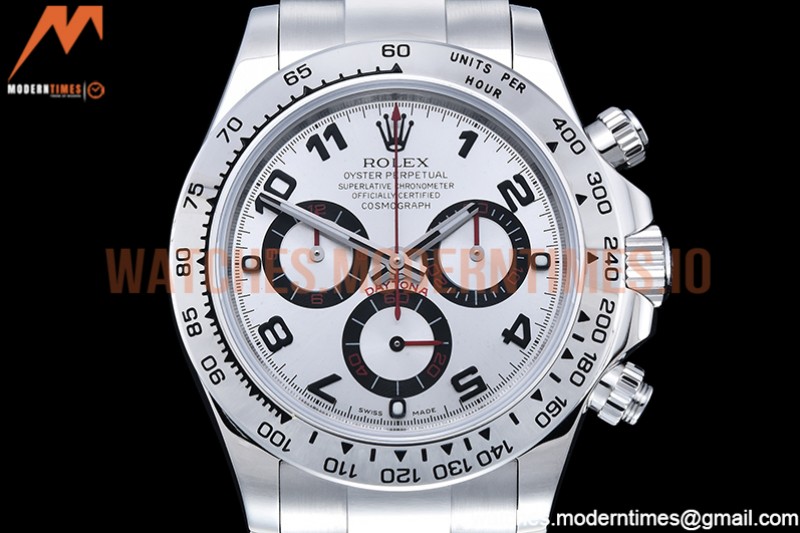 Rolex - Daytona 116519 SS/SS White/Num OMF A7750