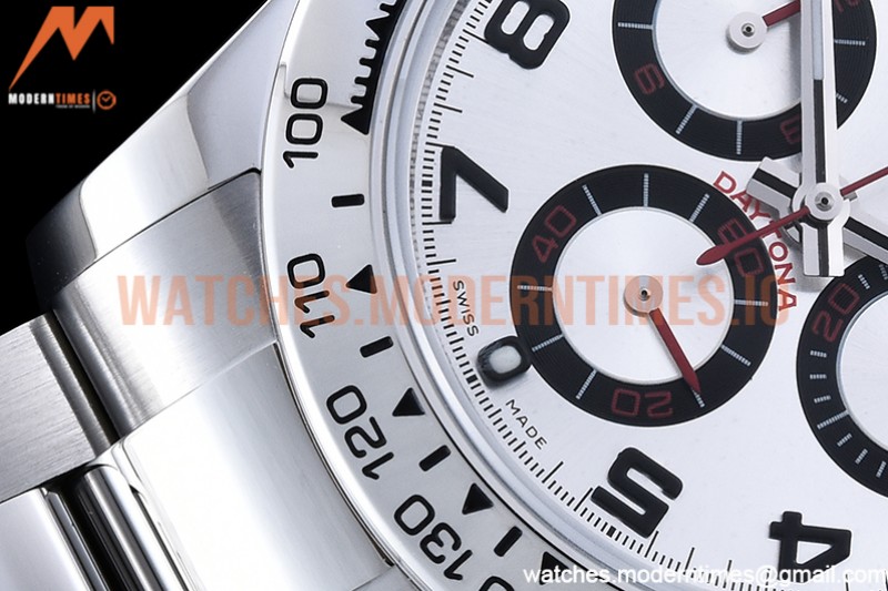 Rolex - Daytona 116519 SS/SS White/Num OMF A7750