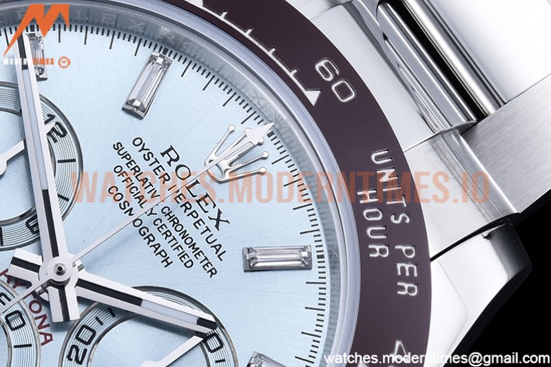 Rolex - Daytona 116500 Brn SS/SS I-Blue/Dia OMF A7750