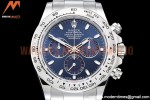 Rolex - Daytona 116509 904L SS/SS Blue/Stk QF V2 Asia 4130