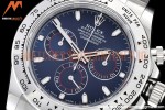 Rolex - Daytona 116509 904L SS/SS Blue/Stk QF V2 Asia 4130