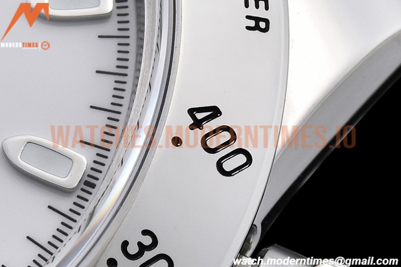 Rolex - Daytona 116520 904L SS/SS Wht/Stk QF SH4130