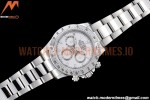 Rolex - Daytona 116520 904L SS/SS Wht/Stk QF SH4130