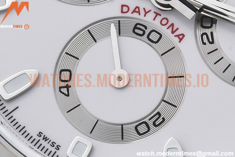 Rolex - Daytona 116520 904L SS/SS Wht/Stk QF SH4130