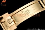 Rolex - Daytona 116518 904L YG/RU Blk/Stk QF Asia 4130