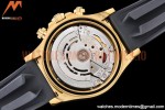 Rolex - Daytona 116518 904L YG/RU Blk/Stk QF Asia 4130