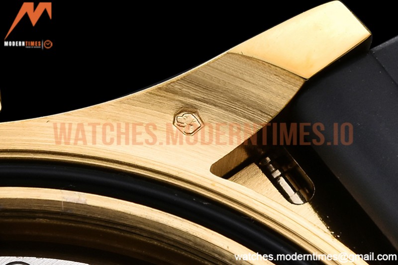 Rolex - Daytona 116518 904L YG/RU Blk/Stk QF Asia 4130
