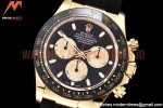 Rolex - Daytona 116518 904L YG/RU Blk/Stk QF Asia 4130