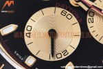 Rolex - Daytona 116518 904L YG/RU Blk/Stk QF Asia 4130