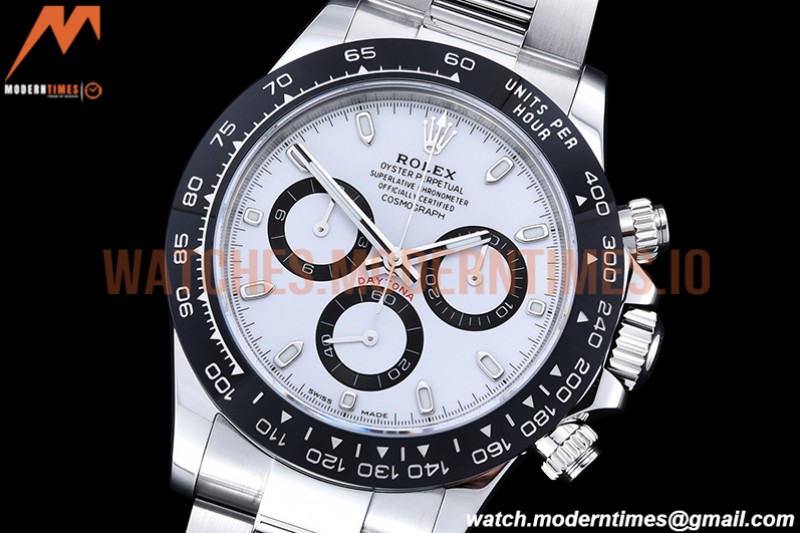 Rolex - Daytona 116500 SS/SS White/Stk APSF SH4130