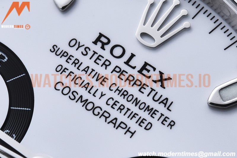 Rolex - Daytona 116500 SS/SS White/Stk APSF SH4130