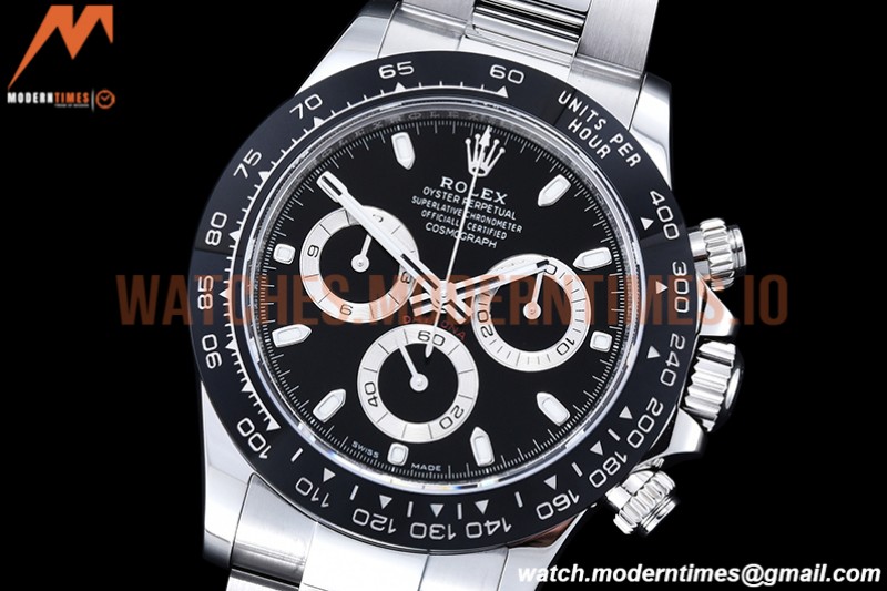 Rolex - Daytona 116500 SS/SS Black/Stk APSF SH4130