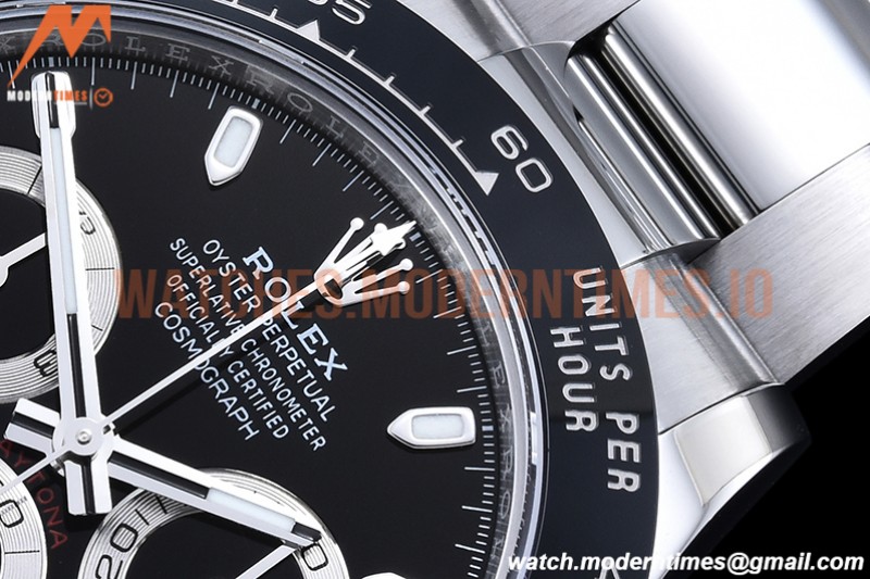Rolex - Daytona 116500 SS/SS Black/Stk APSF SH4130