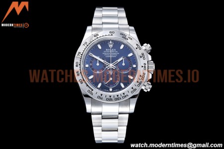 Rolex - Daytona 116509 904L WG/WG Blue/Stk QF V3 SH4130