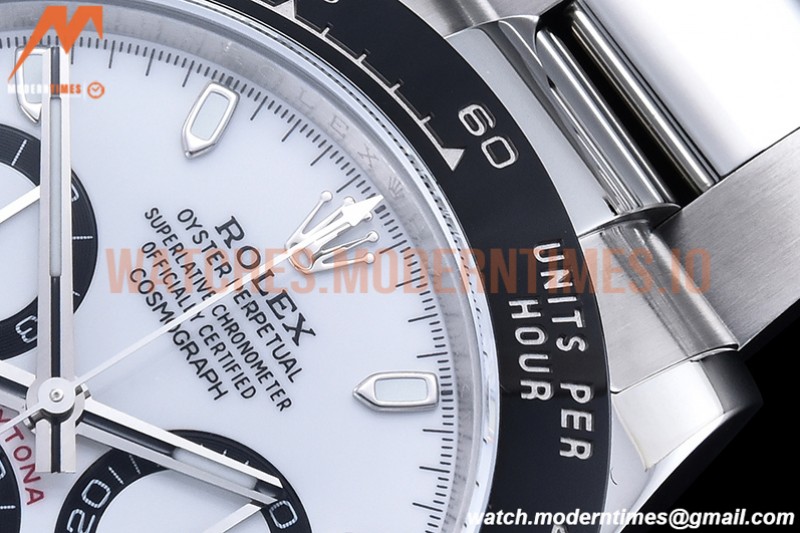 Rolex - Daytona 116500 CER SS/SS White 904L QF V3 SH4130