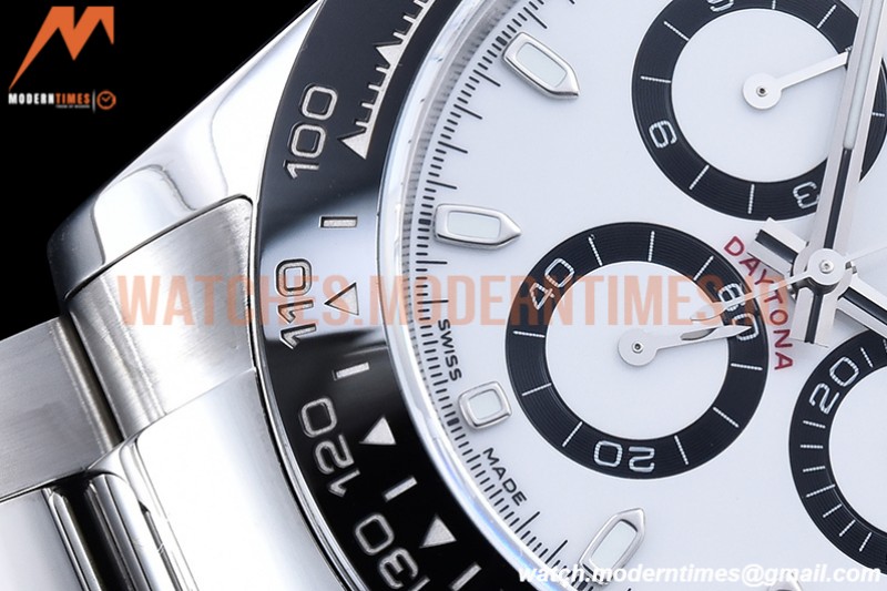 Rolex - Daytona 116500 CER SS/SS White 904L QF V3 SH4130