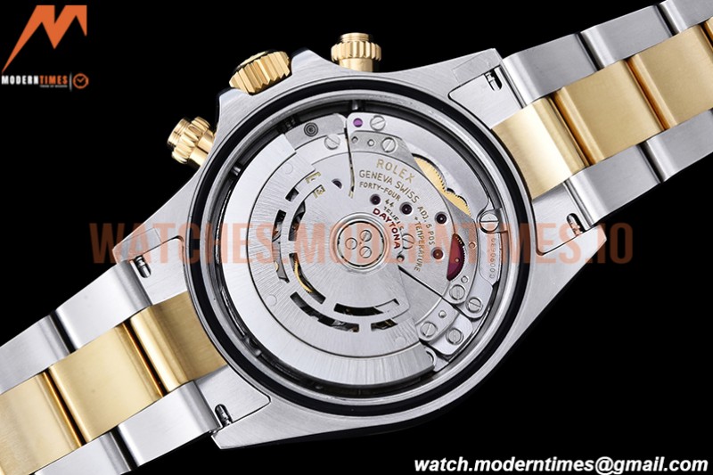 Rolex - Daytona 116503 904L YG/SS Wht/Stk QF V3 SH4130