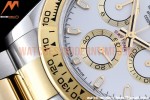 Rolex - Daytona 116503 904L YG/SS Wht/Stk QF V3 SH4130