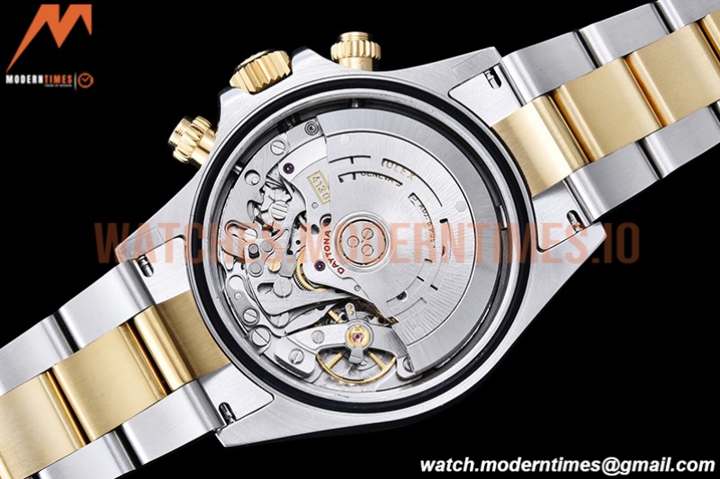 Rolex - Daytona 116503 904L YG/SS Blk/Stk QF V3 SH4130