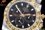 Rolex - Daytona 116503 904L YG/SS Blk/Stk QF V3 SH4130