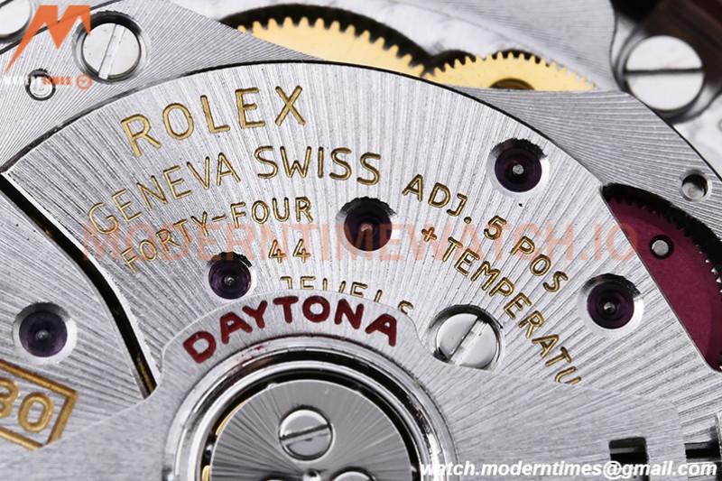 Rolex - Daytona 116505 904L RG/RG Blk/Stk QF V3 SH4130