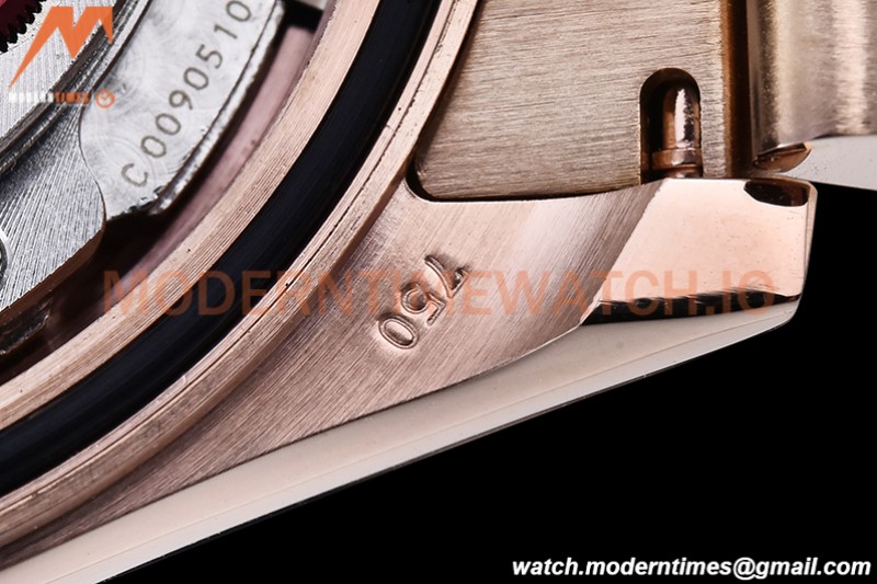 Rolex - Daytona 116505 904L RG/RG Blk/Stk QF V3 SH4130