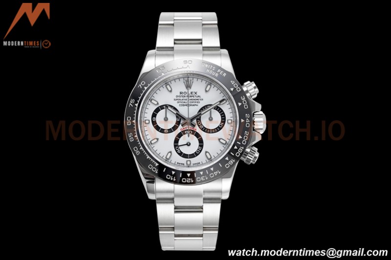 Rolex - Daytona 116500 40mm CER SS/SS White 904L ZF SH4130