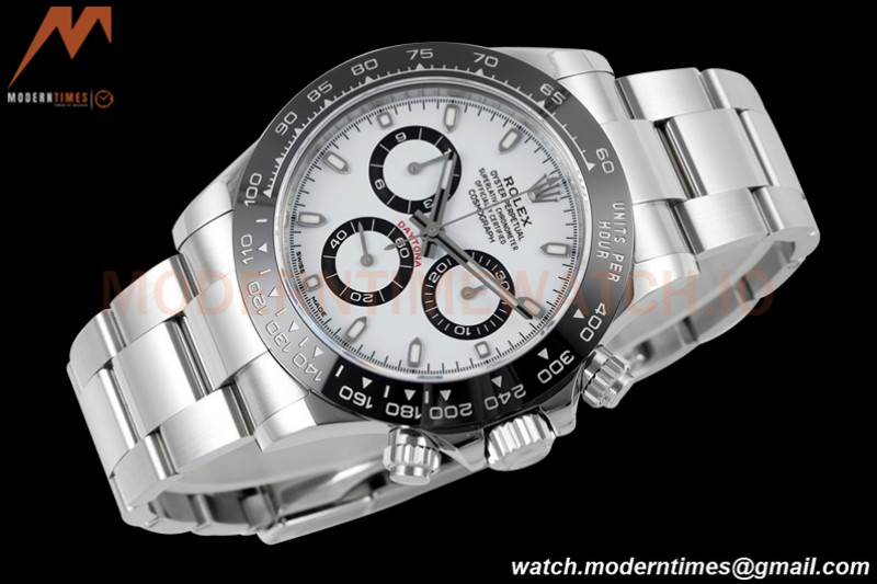 Rolex - Daytona 116500 40mm CER SS/SS White 904L ZF SH4130