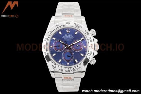 Rolex - Daytona 116509 904L SS/SS Blue/Stk EWF A7750