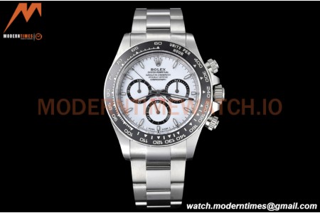 Rolex - Daytona 126500 40mm CER 904L SS/SS White AR+ A4131