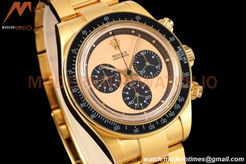 Rolex - Daytona Retro 6241 Artisans De Genève YG/YG Beige ADGF A7750