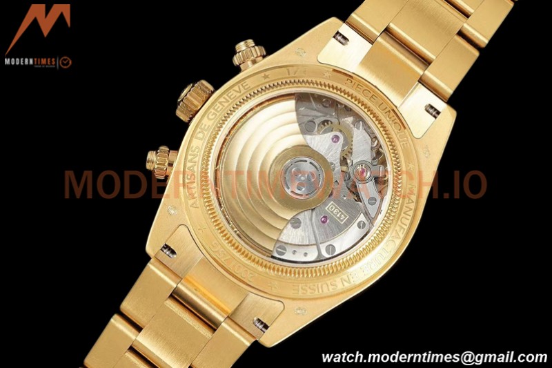 Rolex - Daytona Retro 6241 Artisans De Genève YG/YG Beige ADGF A7750