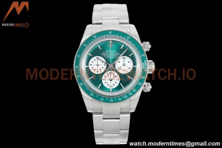 Rolex - Daytona Retro Les Artisans De Genève SS/SS Green ADGF A7750