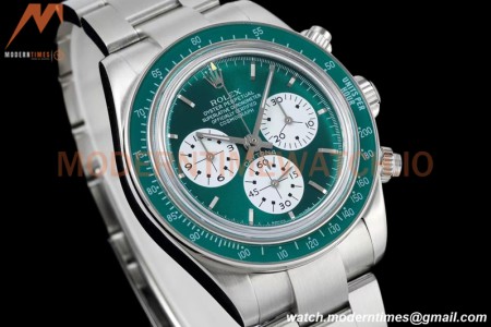 Rolex - Daytona Retro Les Artisans De Genève SS/SS Green ADGF A7750