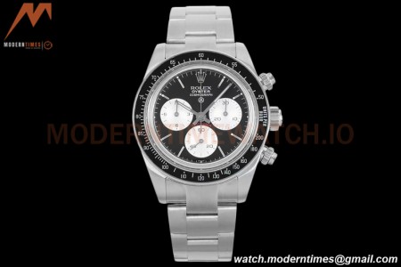 Rolex - Daytona Retro 6263 Artisans De Genève SS/SS Black ADGF A7750
