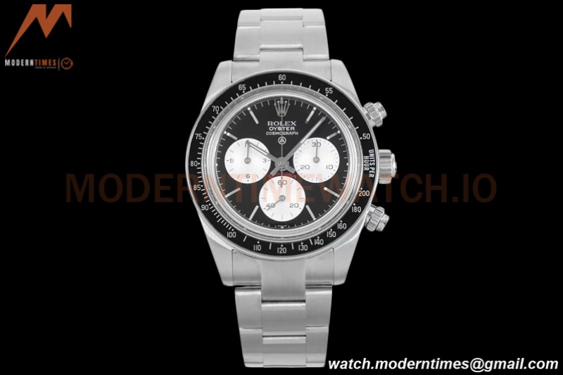 Rolex - Daytona Retro 6263 Artisans De Genève SS/SS Black ADGF A7750