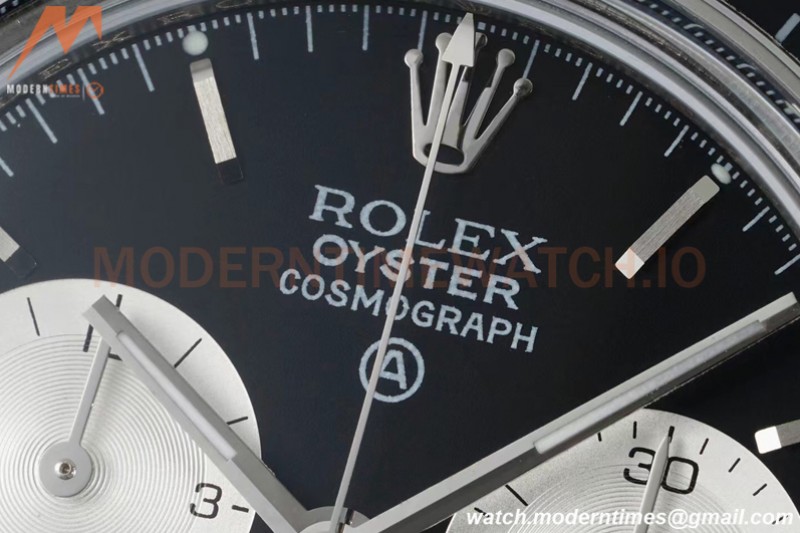 Rolex - Daytona Retro 6263 Artisans De Genève SS/SS Black ADGF A7750