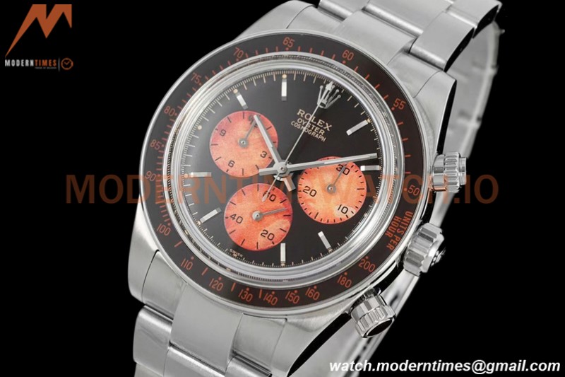 Rolex - Daytona Retro Rusty Artisans De Genève SS/SS Black ADGF A7750