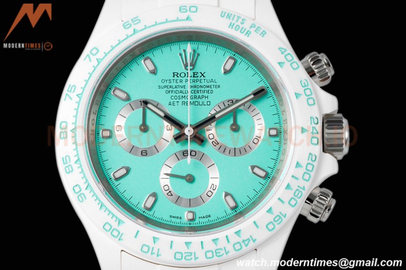 Rolex - Daytona AET Remould 40mm CER/CER Biscay Green ZF SH4130