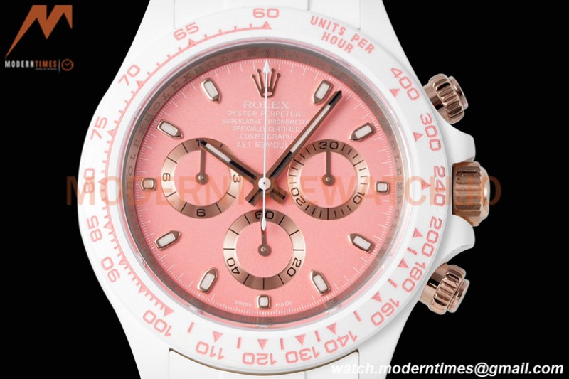Rolex - Daytona AET Remould 40mm Sakura CER/CER Pink ZF SH4130
