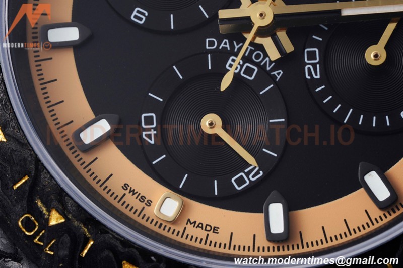 Rolex - Daytona 40mm Cream Invert Gold FC/NY Blk/Blk DIWF A7750