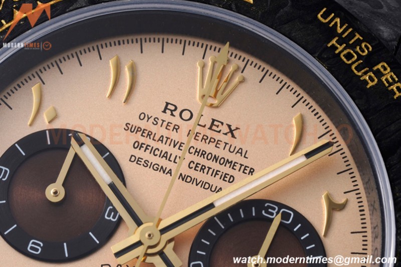 Rolex - Daytona 40mm Dessert Eagle Arabic FC/NY Blk/Champ DIWF A7750