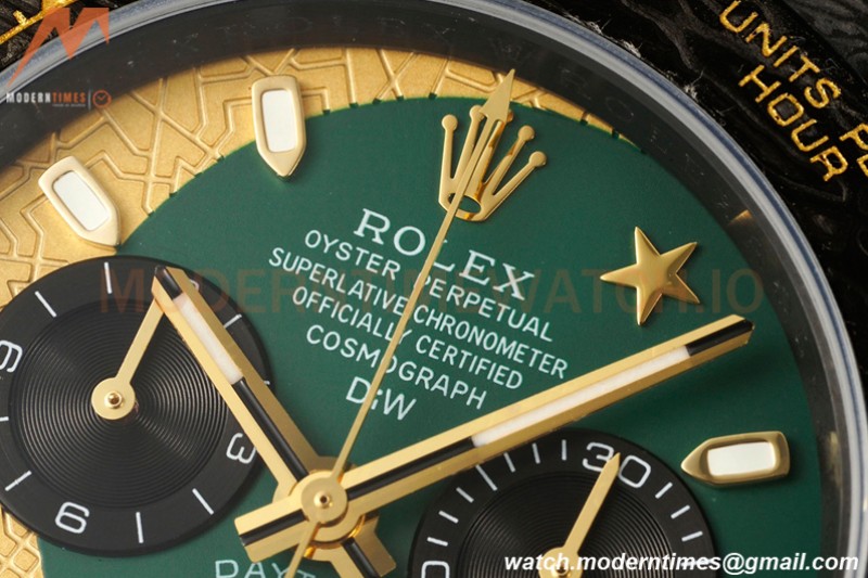 Rolex - Daytona 40mm Crescent Green Oasis FC/NY Green/Black DIWF A7750