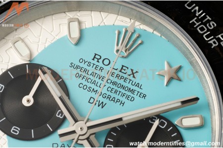 Rolex - Daytona 40mm Crescent Tiffany Blue FC/NY White/Black DIWF A7750