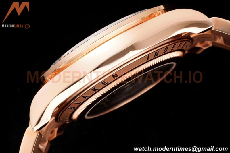 Rolex - Daytona Blaken 40mm CER 904L RG/RG Rainbow Diamond Skeleton GETF SA4130