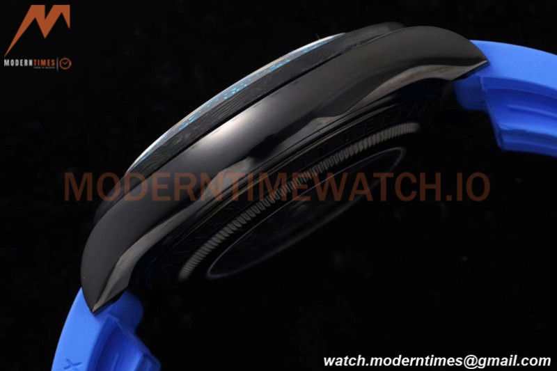 Rolex - Daytona Blaken 40mm CER 904L PVD/RU Black/Blue Skeleton GETF SA4130
