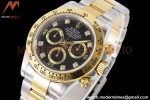 Rolex - Daytona 116503 40mm 904L YG/SS Blk/Gold/Diam King SH4130
