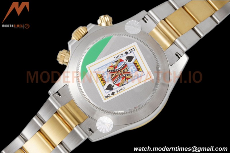 Rolex - Daytona 116503 40mm 904L YG/SS Gold/Stk King SH4130